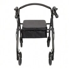 FCH Steel Walker With Wheels - Black - View 6