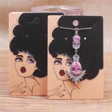 50入組各種風格的珠寶套裝卡,6*9cm項鍊、耳環、吊墜卡 - 6 x 9cm - 查看 30