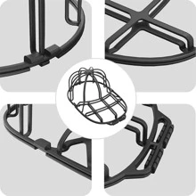 1pc Baseball Cap Washer For Washing Machine - Protects And Cleans Hats With Ease Blue,White - White - View 4