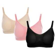 Brasier De Lactancia De 3 Piezas Ropa Maternidad - Multicolor - Ver 4