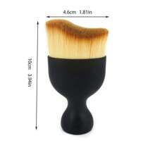 1入組汽車除塵刷,汽車內飾清潔刷,短絨絨刷,適用於清潔車輛和空調通風口 - 彩色 - 查看 5