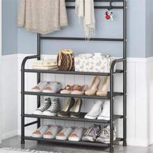 Moca Monica  Zapatero para armario,organizador de zapatos con sombrero, perchero, estante de entrada para almacenamiento - unitalla - Ver 4