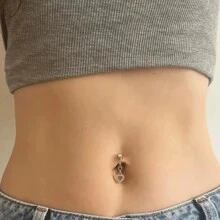 多種款式非刺穿式肚臍環 - 蛇 - 查看 6