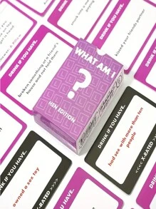 情侶真心話大冒險遊戲,小尺寸真心話大冒險遊戲,情侶卡片遊戲/戀人卡片遊戲,桌上遊戲禮物 - 彩色 - 查看 6