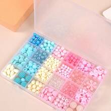 1set/24pcs Children'S Educational Beads Set, Packaged In Box - Mixed Colors - View 1