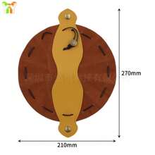 New Party Dice Storage Bag Cube Dice & Playing Card & Toy & Jewelry Organizer Pouch - Brown - View 3