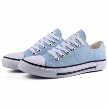 Women Wedge Sneakers - Blue - View 2