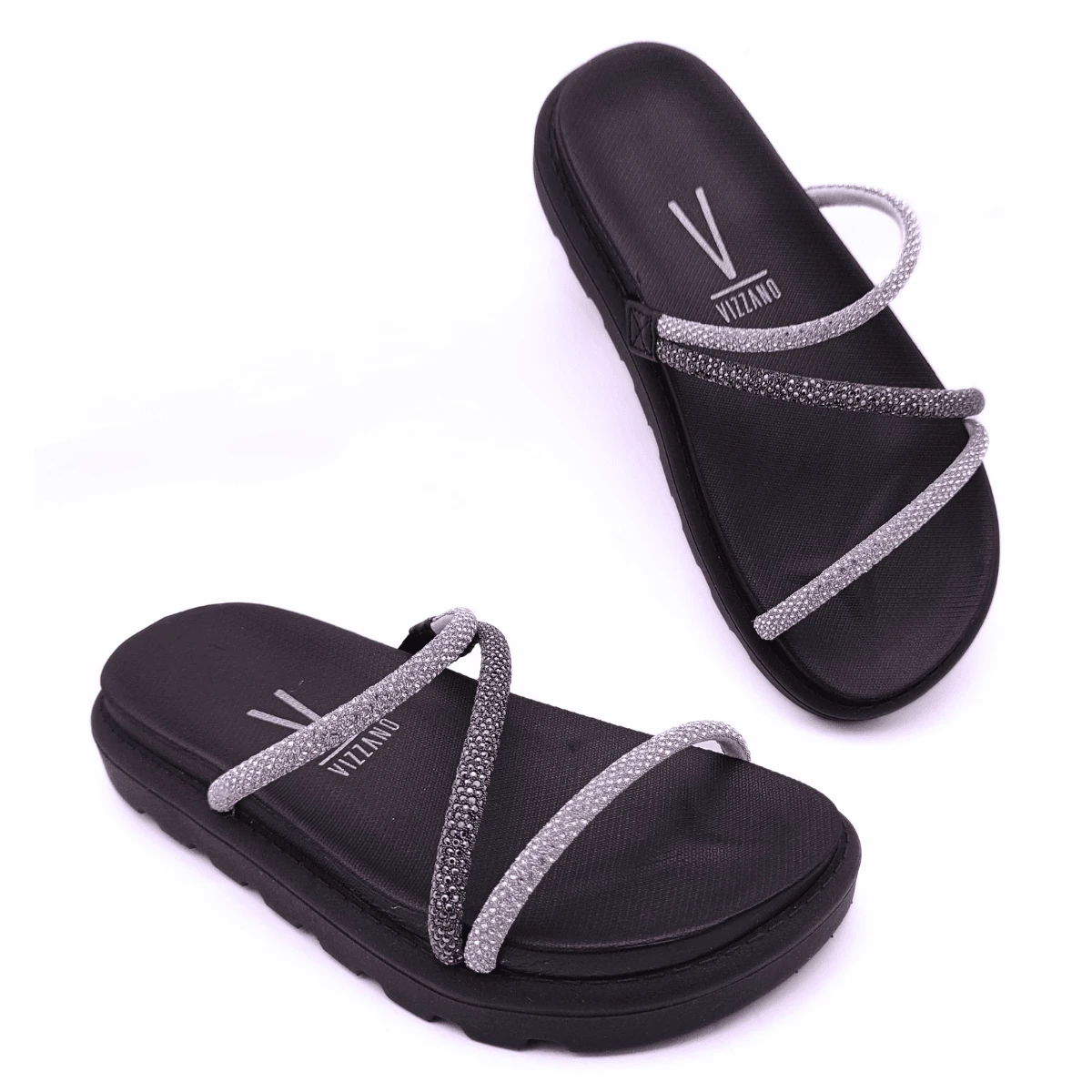 Women Flat Sandals - màu đen - Xem 1