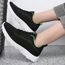 男士舒適透氣超輕柔軟底防滑戶外跑鞋 - 薄荷綠 - 查看 4