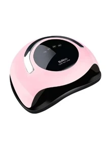 UV LED Lámpara de Uñas, 120 Watt Secador Rápido de Esmalte de Uñas de Gel Profesional Lámpara de Curado Profesional para Uñas de las Manos y de los Pies Máquina de Esmalte de Uñas de Gel con 4 Temporizadores Pantalla Táctil Ajustable Lámpara de Curado Rápido Profesional para Casa y Salón Mango Portátil Máquina de Uñas de Gel Lámpara de Curado Secador de Uñas (Sun BQ5T) (Rosa) - Rosa - Ver 9
