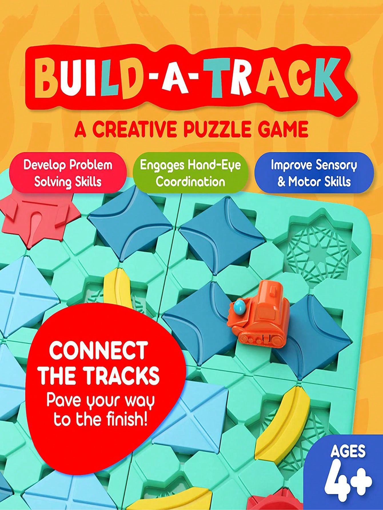 Logic Board Game For Kids Blocks Puzzle Car Track Toy Race Car Rail logic-board-game-for-kids-blocks-puzzle-car-track-toy-race-car-rail