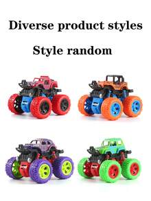 兒童慣性四輪驅動越野玩具車（款式隨機） - 彩色 - 查看 2