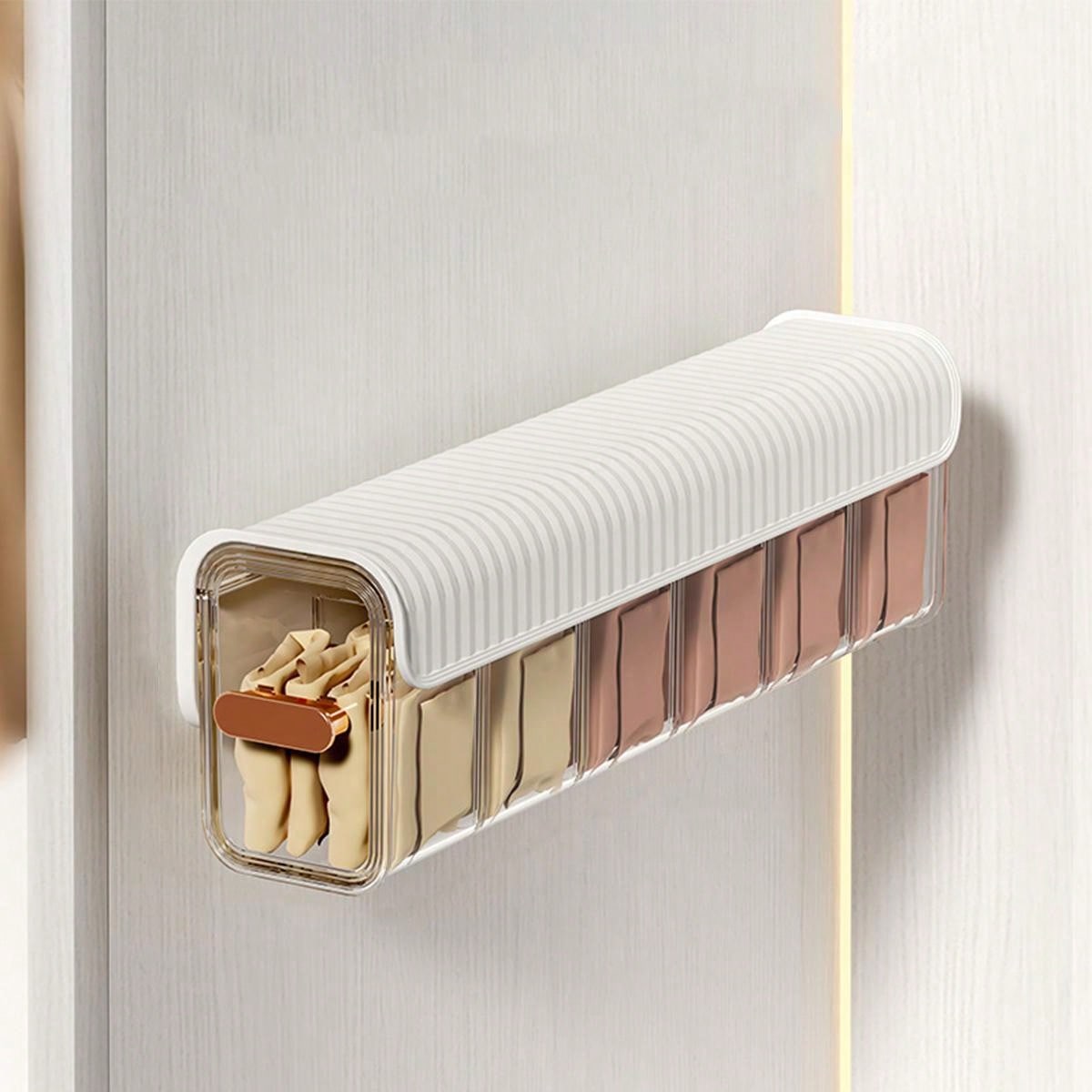 1 Layerable Underwear Storage Box, WallMounted Detachable Storage Box