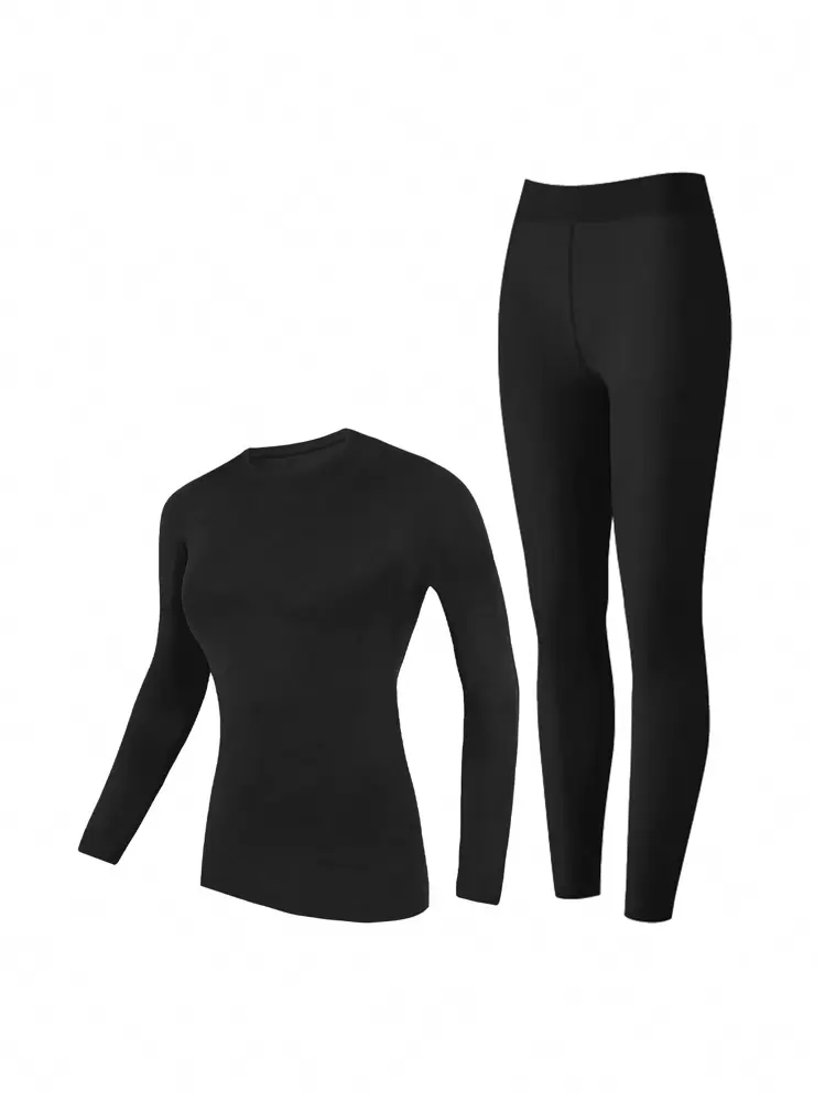 Women s Upper And Lower Suit Long Sleeved Trousers Yoga Sports Comfortable Bottoming Shirt Quick Drying Breathable Tights Autumn Women s Clothing Suit Women Set SHEIN
