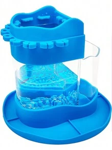 畫筆清洗器，畫筆收納盒，刷子清潔劑，矽膠壓克力油漆刷組織袋，水彩藝術清潔系統，(馬克杯，紫色) - 彩色 - 查看 8