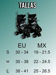 Professional Adjustable Size 4 Wheel Skates - 藏蓝色 - 查看 3