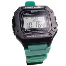 Men's Digital Watches - 綠色 - 查看 3