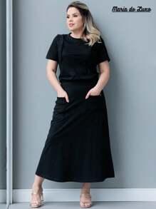 Women Two-Piece Outfits - 黑色 - 查看 1