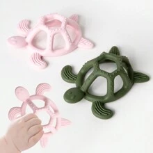 1入組龜形狀出牙期玩具適用於嬰兒和,柔軟的,可咀嚼,樂趣 - 淺粉色 - 查看 1