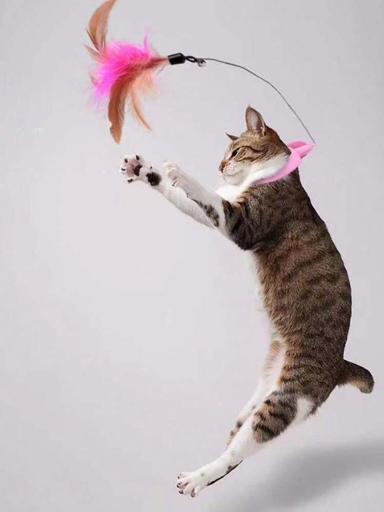 猫じゃらし猫おもちゃ、自動猫じゃらし、自己娯楽猫首輪、退屈バスター