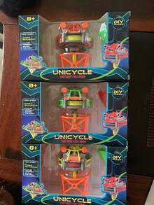 1 件隨機顏色兒童玩具新奇陀螺儀潛水機器人輪平衡車 - 彩色 - 查看 10