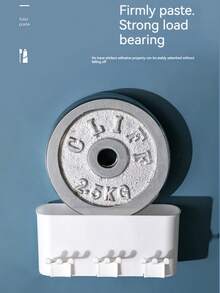 3 件套带玻璃杯的牙刷架套装，无需钻孔的壁挂式浴室收纳架，适合 2/3/4 人使用，包括牙刷架和牙膏分配器 - 牙刷架(附擠牙膏器) - 查看 11