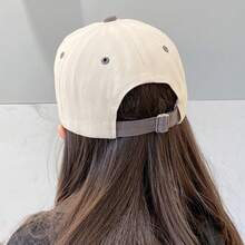 1pc Children's Sun Protection Baseball Cap, Number 7 Pattern, 50-54cm, 3-8 Years Old, Spring/Fall, Daily Wear - Light Grey - View 4