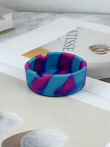 1入創意家用矽膠煙灰缸,可高溫防摔且易於清潔煙杯模具男士家用煙灰缸 - 混色5 - 查看 1