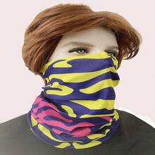 Sun Protective Anti UV 1pc/Pack G-070 Outdoor Seamless And Ever-Changing Magic Headscarf For Men And Women, Cycling Headscarf, Face Mask, Neck Cover, Windproof And Sun Protection Neck Scarf - Multicolor - View 5