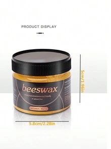 1支木材調味蜂蠟地板清潔、維護、保護、打蠟天然蠟 - 彩色 - 查看 5