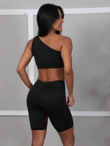 Women Sports Sets - 黑色 - 查看 2