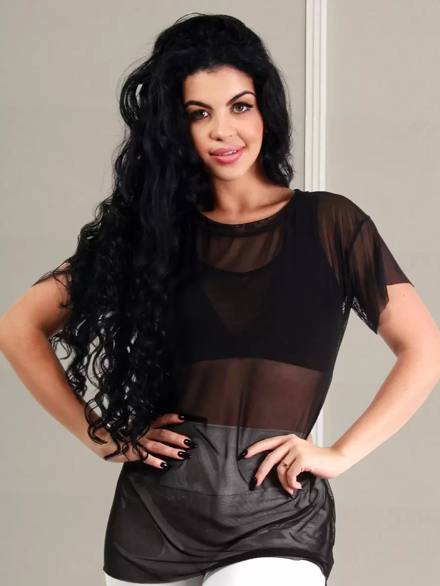 Women Sports Sets - 黑色 - 查看 1