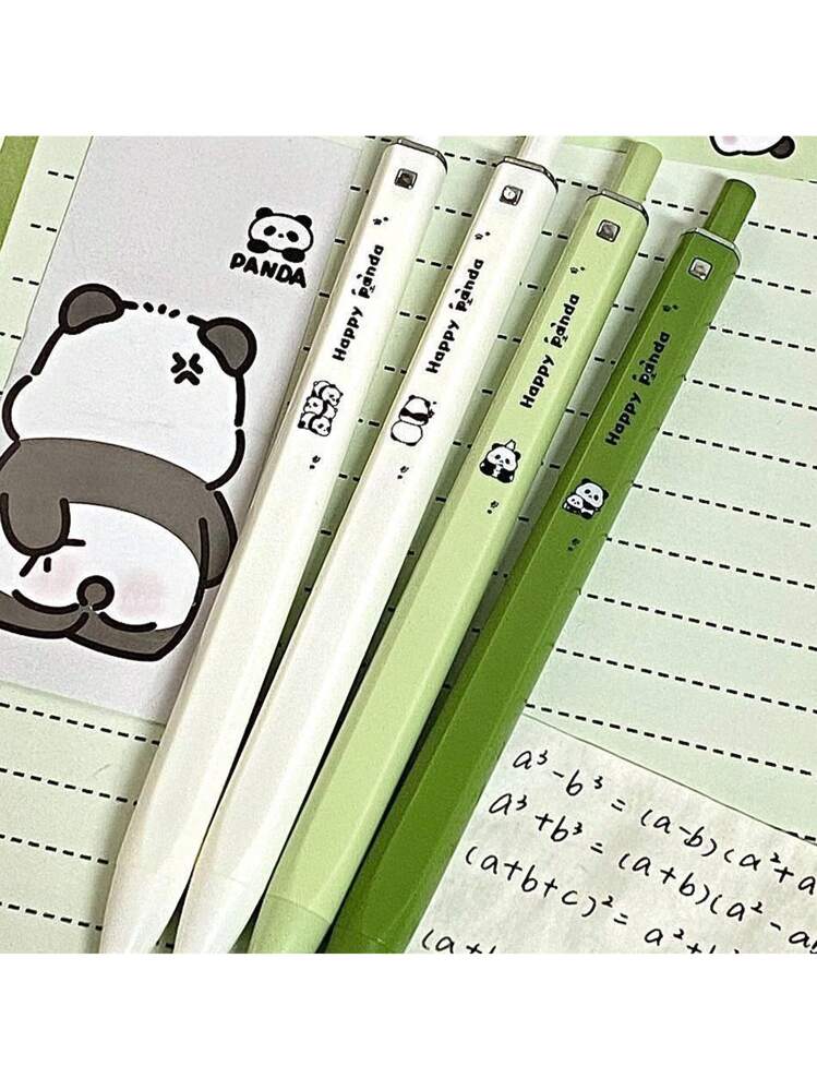 Set di 37 penne gel Panda, set di penne gel cancellabili, punta da 0,35 mm, 4 penne + 30 ricariche + 1 gomma + 2 impugnature, penne per ufficio e scuola - Italia