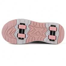 Scarpe da pattinaggio a rotelle unisex, 4 ruote rimovibili, adatte per studenti, scarpe da pattinaggio a rotelle sportive