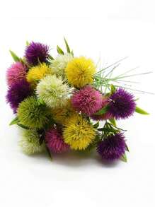 1/10/30pcs Artificial Dandelion Plastic Plants, Silk Bridal Bouquet, Autumn Decor, Valentine's Day Gift, Vase Filler, Home Decor, New Year, Outdoor Garden, Wedding Bouquet, Living Room DIY, Candy Box, Wreath, Fake Plants, Home Goods, Valentine's Day, Graduation Gift - Multicolor - View 3