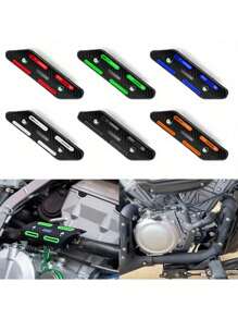 全新款1入組摩托車排氣消音器管熱護罩配件,適用於安裝固定工具 - 紅色 - 查看 2