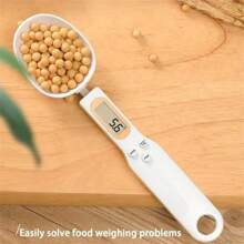 500g/0.1g Electronic Measuring Spoon Scale, Household Kitchen Electronic Scale, Weighing Spoon Measuring Handheld Accessory Scale, Food Measuring Spoon, Gram Quantity - Multicolor - View 3