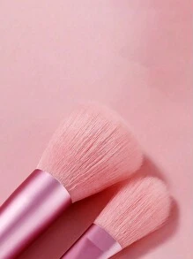 13pcs Pink Makeup Brush Set + Pink Delicate Storage Bucket, Convenient Blusher Brush Eyeshadow Brush Makeup Tools, Purple,Brush Set,Makeup Brush Kit,Make Up Brush Set,Make Up Set Complete,Makeup Brush Set,Complete Makeup Kit,Brush Kit,Brushes Makeup Set,Makeup Gift Set - Pink - View 4