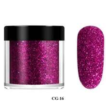 4盒/組新年紅色指甲閃粉裝飾紫色指甲閃粉粉色亮片指甲用品,供專業人士使用的配件 - 彩色 - 查看 3