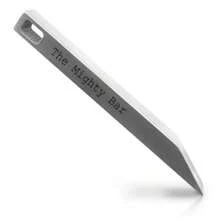 The Mighty Bar - 鑰匙扣撬棒,無鋒利,重型不銹鋼 Edc 撬棒,由 Gear Spool 製造 - 銀色 - 查看 1