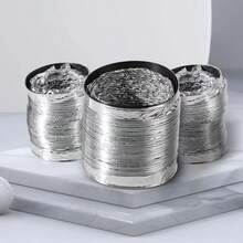 3件廚房排氣管、排煙管、通風口、軟管、abs新風口、加厚送風卡扣、排氣口、出風口格柵、不銹鋼夾、鎖環夾、軟管夾、不銹鋼帶 - 彩色 - 查看 4