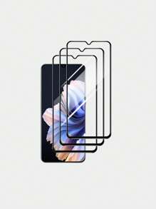 3pcs Tempered Glass Screen Protector Compatible With Xiaomi - White - View 1