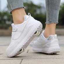 Unisex Roller Skate Shoes, 4 Wheels Detachable, Suitable For Students, Sports Roller Skating Shoes