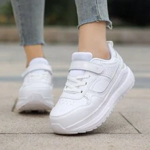 Unisex Roller Skate Shoes, 4 Wheels Detachable, Suitable For Students, Sports Roller Skating Shoes