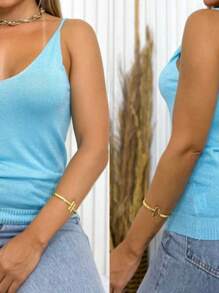 Women Tank Tops & Camis - 藍色 - 查看 2