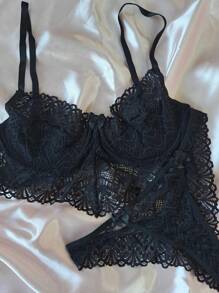 Women Sexy Lingerie Sets - 黑色 - 查看 1
