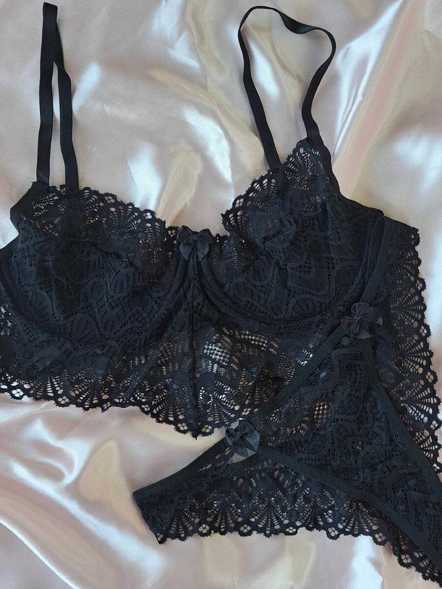 Women Sexy Lingerie Sets - 黑色 - 查看 1