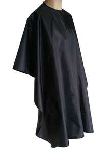 大尺寸理髮專用披肩,黑色理髮專用披肩,成人防水理髮袍 - 黑色 - 查看 3