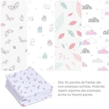 Baby Cloth Diapers - Rosa Pálido - Ver 2