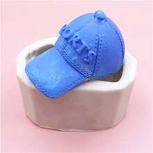 1pc Baseball Cap Silicone Mold For, Diy Clay Jewelry Decoration, Color Random - Multicolor - View 3
